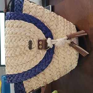 Sun 'n' Sand straw crossbody bag